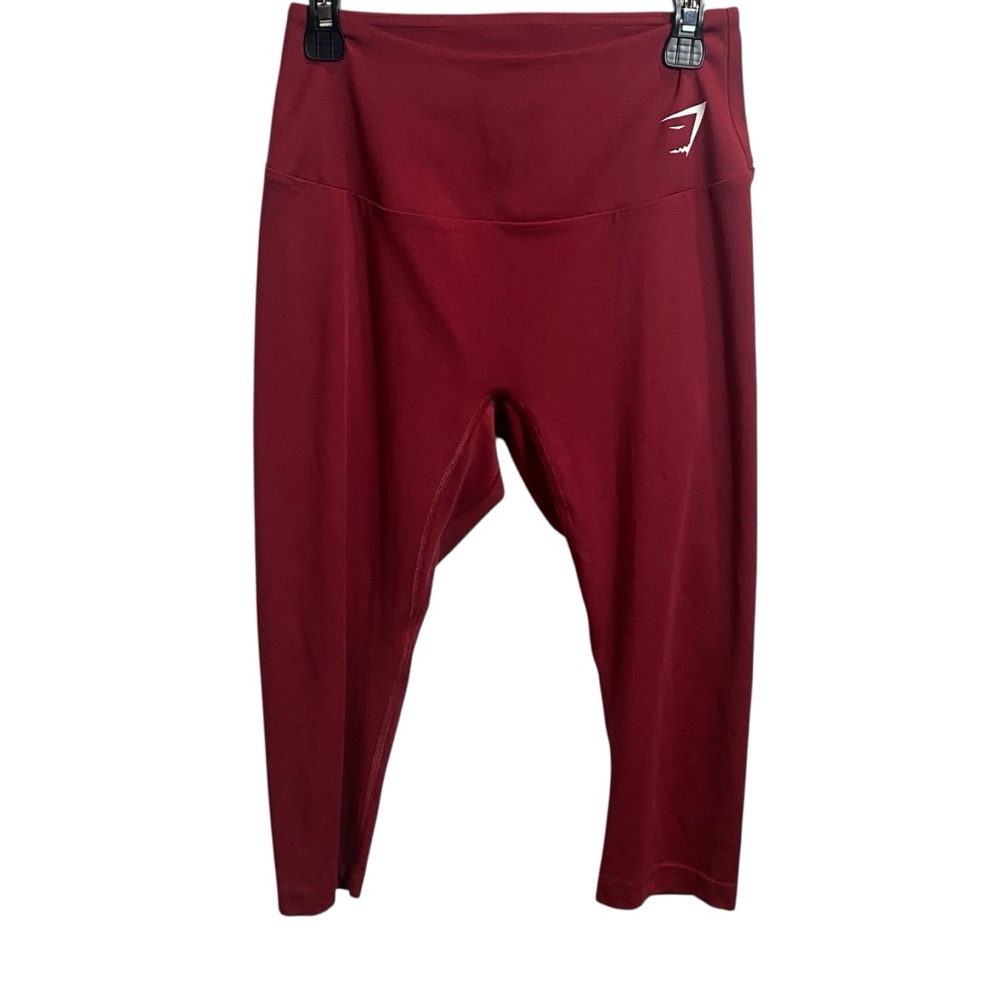 Gymshark Spiced Red Training Cropped Athletic Leggings Size Extra Small XS